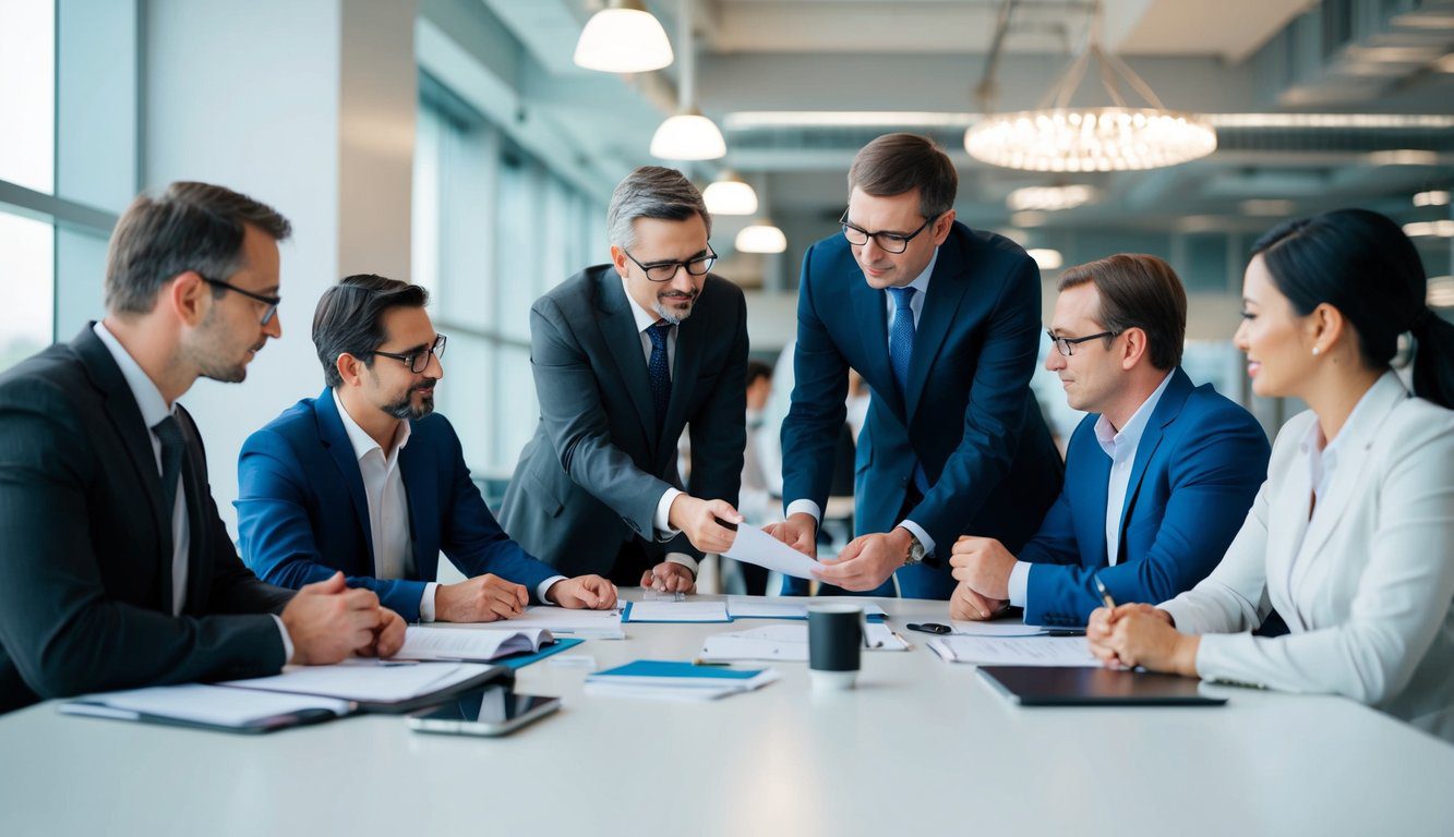 Un gruppo di professionisti si riunisce attorno a un tavolo, discutendo e pianificando programmi di assistenza per i membri dell'ENPAB.