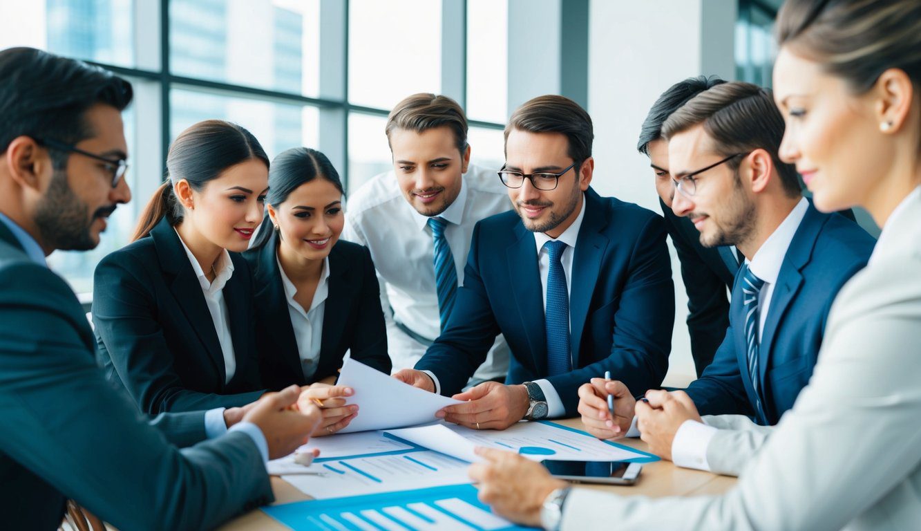 Un gruppo di professionisti si riunisce attorno a un tavolo, discutendo e pianificando il processo di registrazione per l'ENPACL.